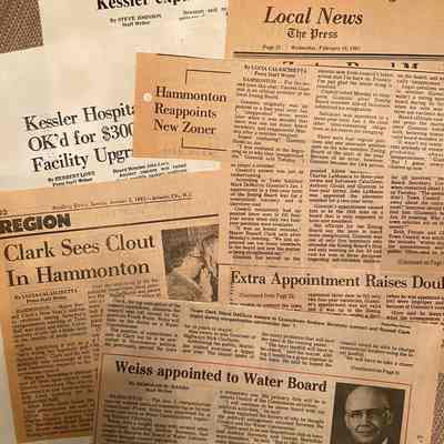 Newspaper clippings- Hammonton Board of Zoning Adjustment