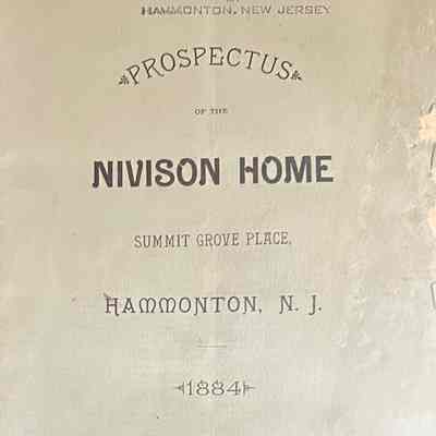 Prospectus on the Nivison Home