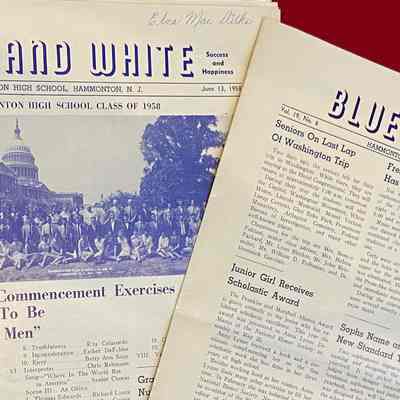 HHS Blue and White Newspapers