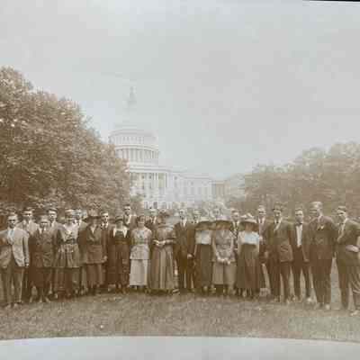 1918/1919 HHS Trip to Capital