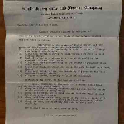 Deed and tranfers of Pleasant Mill Property-1915