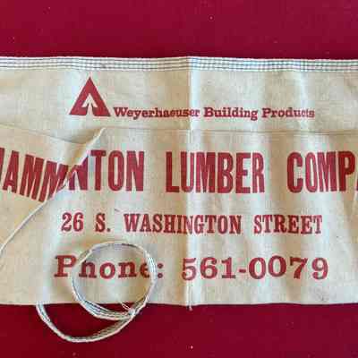 Hammontown Lumber Co Apron