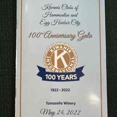 Program- Kiwanis 100 Year Anniversary Gala