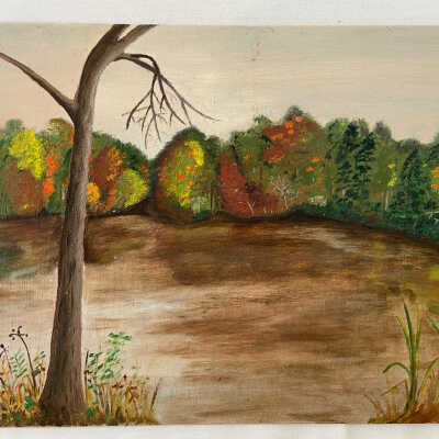 Landscape painting by Irma Tilton