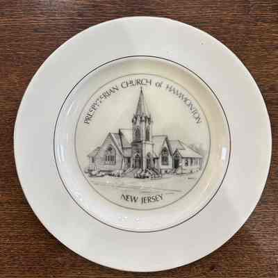 China Plate- Presbyterian Church of Hammonton