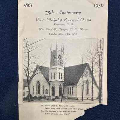 75th Anniversary Program- First Methodist Church