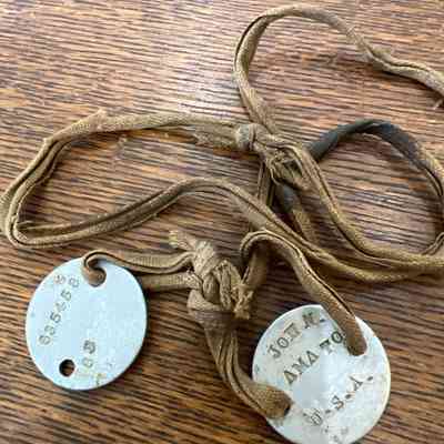 World War I Dog Tags