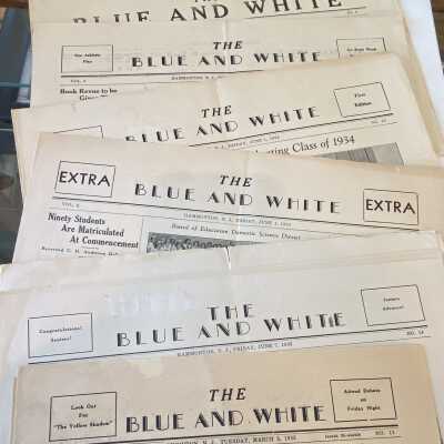 The Blue and White - 6 Editions