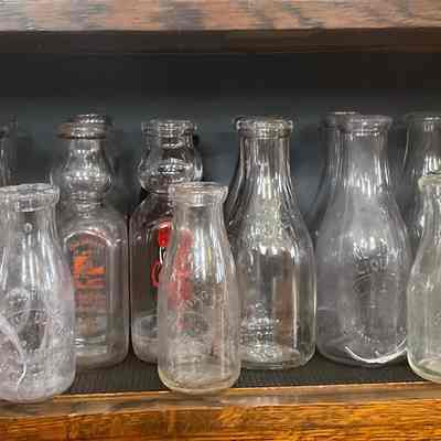 Milk bottle collection