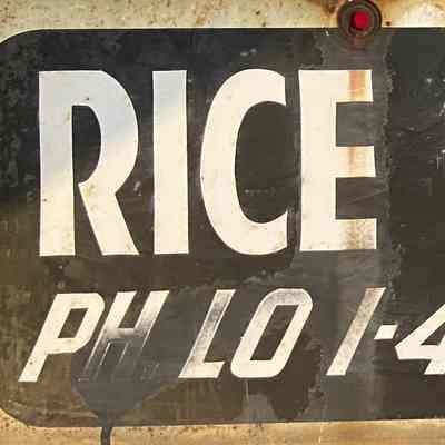 Rice Hardware Co. Sign