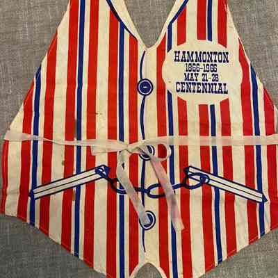 Costume Vest from Hammonton Centennial