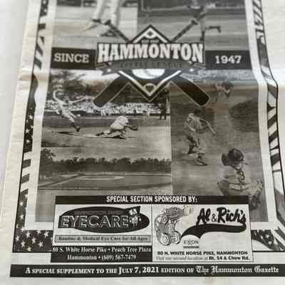 1947 Hammonton Little League Insert