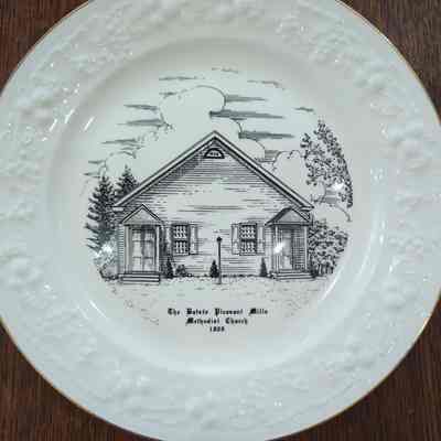 Batsto Pleasant Mills Methodist Church Plate 1808