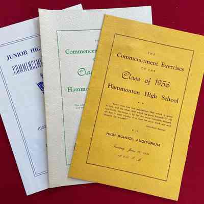HHS Commencement Programs
