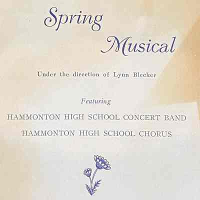HHS Music Program-1958