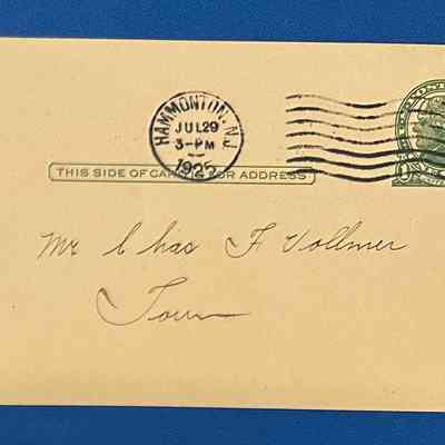 One Cent Postcard