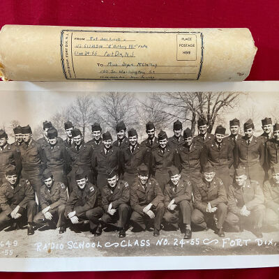 Photo- Radio School- Class No. 24-55- Fort Dix, NJ
