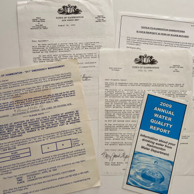 Surveys and Notices to Homeowners of Hammonton