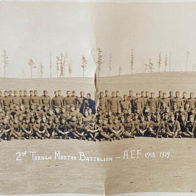 WWI- 2nd Trench-Mortor A.E.F. Battalion