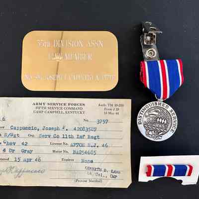 WWII Medals, Registration and Service Bars