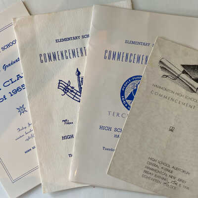 Collection of HHS Commencement Programs
