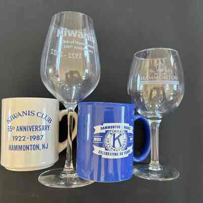 Kiwanis Club Advertising Glasses\Mugs