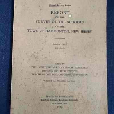 Report of Schools 1925-26