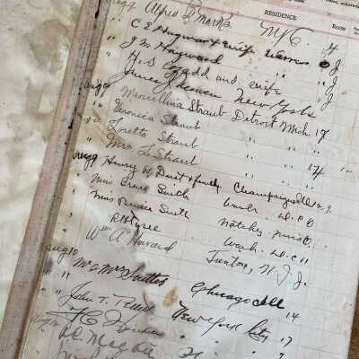 Register from Jackson Hotel
