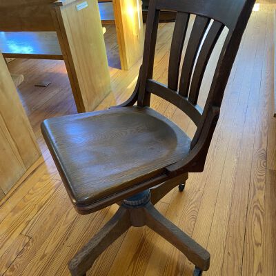 Oak Swivel Chair