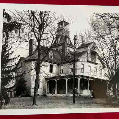 Photo of Batsto Mansion prior to 1966