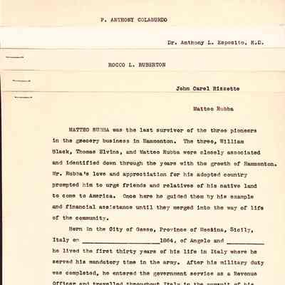 Earl Rehmann Collection of Short Biographies