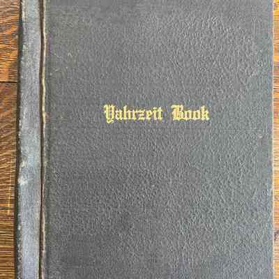 Yahrzeit (Memorial) Book