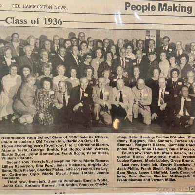 Class of 1936- 50th Class Reunion