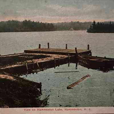 Hammonton Lake Postcard