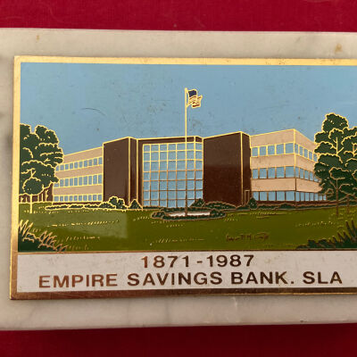 Paperweight- Empire Savings Bank