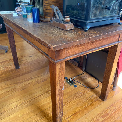 Oak Library Table