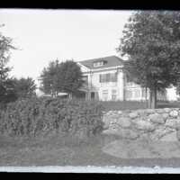 Negative, glass plate