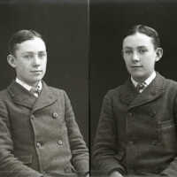 Negative, glass plate