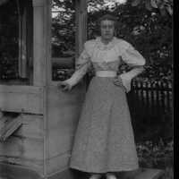 Negative, glass plate