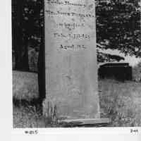 Perkins, John (1753-1847) Historic Burying Grounds Inventory Form