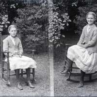 Negative, glass plate