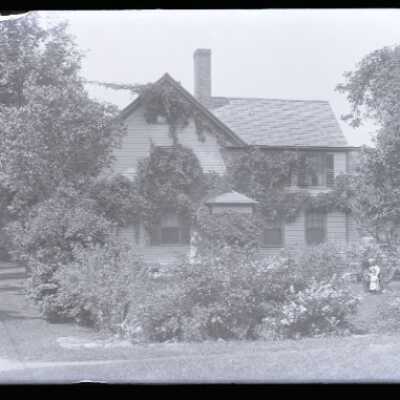 Negative, glass plate