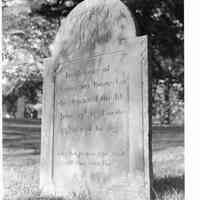 Brown, Nathaniel, Esq. 1705-1778 Historic Burying Grounds Inventory Form