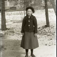 Negative, glass plate