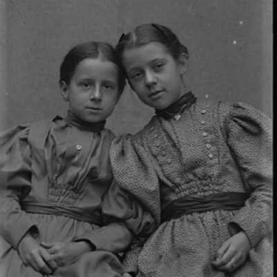 Negative, glass plate