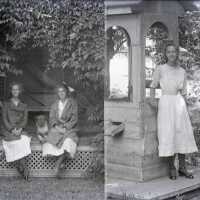 Negative, glass plate
