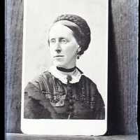 Negative, glass plate