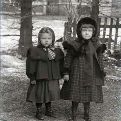 Negative, glass plate