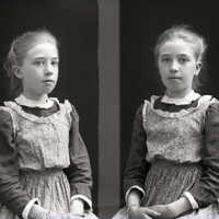 Negative, glass plate