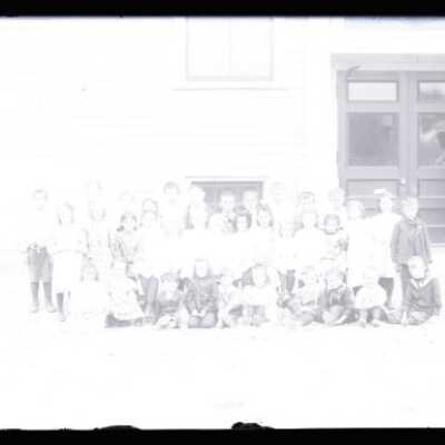 Negative, glass plate